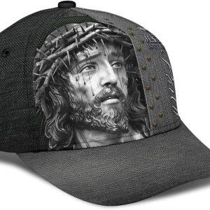 Christian Baseball Cap Jesus Portrait Jesus Is My King Faith Classic Hat All Over Print Mens Baseball Cap Women s Baseball Cap 5 c4kn5u.jpg