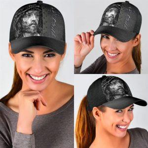 Christian Baseball Cap Jesus Portrait Jesus Is My King Faith Classic Hat All Over Print Mens Baseball Cap Women s Baseball Cap 6 yzhskx.jpg