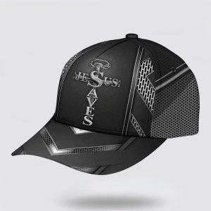 Christian Baseball Cap, Jesus Save Cross Nail…