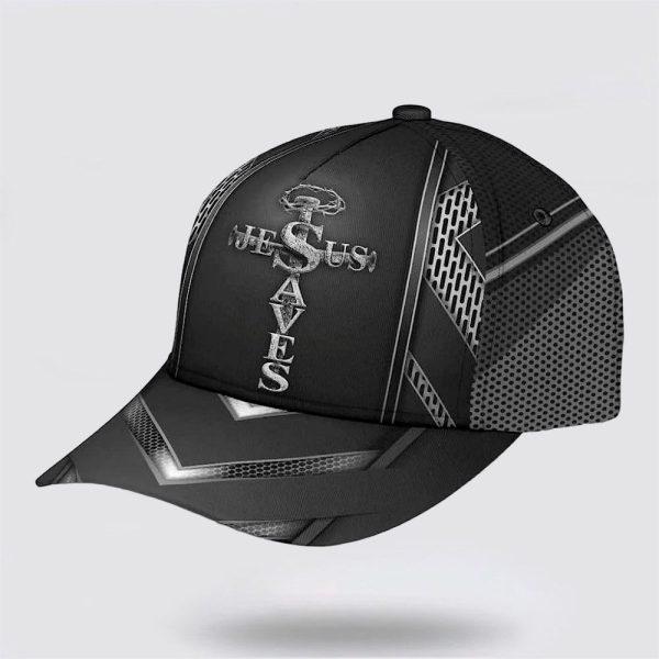 Christian Baseball Cap, Jesus Save Cross Nail Classic Hat All Over Print, Mens Baseball Cap, Women’s Baseball Cap