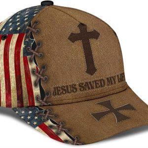 Christian Baseball Cap Jesus Saved My Life Cross Classic Hat All Over Print Mens Baseball Cap Women s Baseball Cap 3 o84x5m.jpg