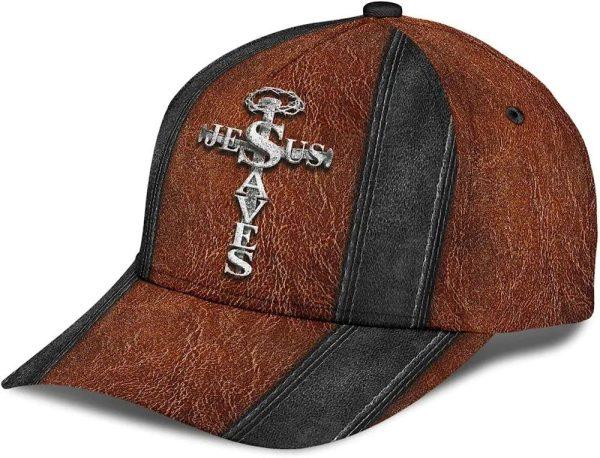 Christian Baseball Cap, Jesus Saves Nail Cross Classic Hat All Over Print, Mens Baseball Cap, Women’s Baseball Cap