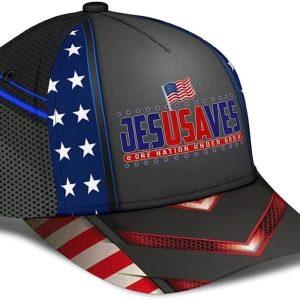 Christian Baseball Cap Jesus Saves One Nation Under God Classic Hat All Over Print Mens Baseball Cap Women s Baseball Cap 4 sau95s.jpg