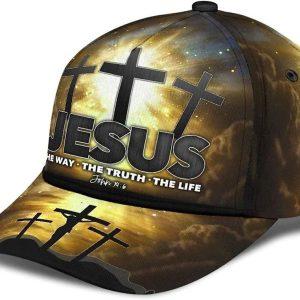 Christian Baseball Cap Jesus Way Truth Life Classic Hat All Over Print Mens Baseball Cap Women s Baseball Cap 4 mvdynn.jpg