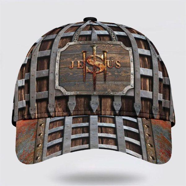 Christian Baseball Cap, Jesus With 3 Nails Classic Hat All Over Print, Mens Baseball Cap, Women’s Baseball Cap