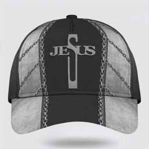 Christian Baseball Cap, Jesus With Cross Classic…