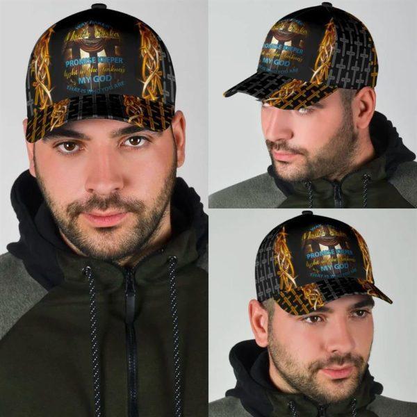 Christian Baseball Cap, Lion Cross Way Maker, Miracle Worker, Promise Keeper All Over Print Baseball Cap, Mens Baseball Cap, Women’s Baseball Cap