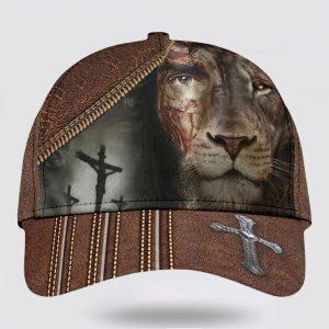 Christian Baseball Cap, Lion Crucifixion Of Jesus…