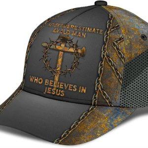 Christian Baseball Cap Never Underestimate Who Believes In Jesus Classic Hat All Over Print Mens Baseball Cap Women s Baseball Cap 2 mwxwnb.jpg