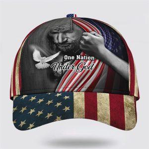 Christian Baseball Cap One Nation Under God American Flag And God And Dove All Over Print Baseball Cap Mens Baseball Cap Women s Baseball Cap 1 qpx3zt.jpg