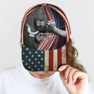 Christian Baseball Cap One Nation Under God American Flag And God And Dove All Over Print Baseball Cap Mens Baseball Cap Women s Baseball Cap 4 oqca2c.jpg