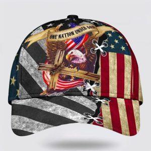 Christian Baseball Cap One Nation Under God Cross Eagle Classic Hat All Over Print Mens Baseball Cap Women s Baseball Cap 1 iey1ys.jpg