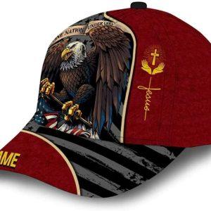 Christian Baseball Cap One Nation Under God Eagle Custom Name Classic Hat All Over Print Mens Baseball Cap Women s Baseball Cap 4 znnkll.jpg