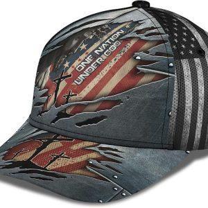 Christian Baseball Cap One Nation Under God With American Flag All Over Print Baseball Cap Mens Baseball Cap Women s Baseball Cap 5 hwlsuy.jpg