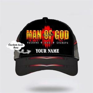 Christian Baseball Cap, Personalized Man Of God…