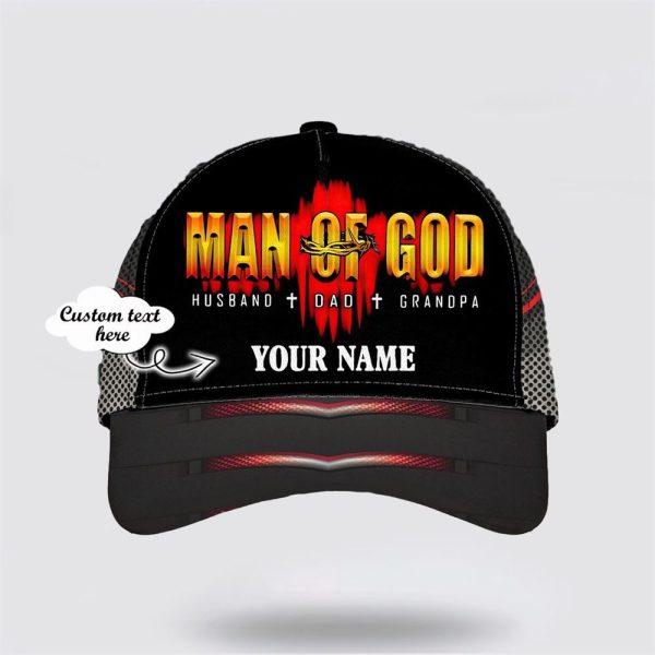 Christian Baseball Cap, Personalized Man Of God Cap Hat, Mens Baseball Cap, Women’s Baseball Cap