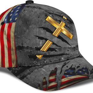 Christian Baseball Cap The Cross Holy American Flag Classic Hat All Over Print Mens Baseball Cap Women s Baseball Cap 2 mrzb3r.jpg