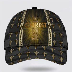 Christian Baseball Cap The Cross I Can Do All Things Through Christ Classic Hat All Over Print Mens Baseball Cap Women s Baseball Cap 1 zxzisf.jpg