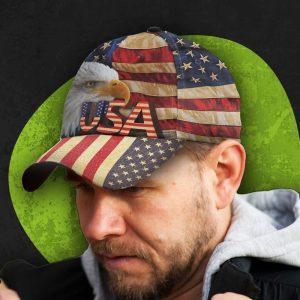 Christian Baseball Cap The Eagle Usa Flag Classic Hat All Over Print Mens Baseball Cap Women s Baseball Cap 2 olsfgw.jpg