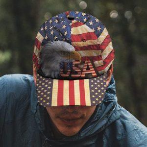 Christian Baseball Cap The Eagle Usa Flag Classic Hat All Over Print Mens Baseball Cap Women s Baseball Cap 3 snbie6.jpg