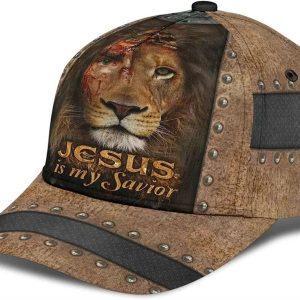 Christian Baseball Cap The Lion Jesus Is My Savior Classic Hat All Over Print Mens Baseball Cap Women s Baseball Cap 4 dxezih.jpg