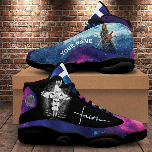 Christian Basketball Shoes, Fear Not For The Jesus The Lion Of Judah Has Triumphed Basketball Shoes, Jesus Shoes, Christian Fashion Shoes