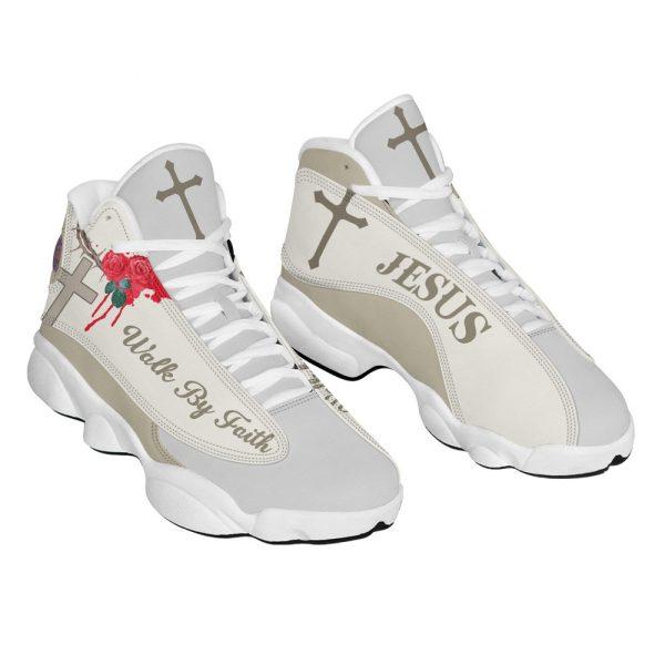 Christian Basketball Shoes, Walk By Faith Jesus Basketball Shoes, Jesus Shoes, Christian Fashion Shoes