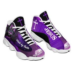 Christian Basketball Shoes, Walk By Faith Jesus…