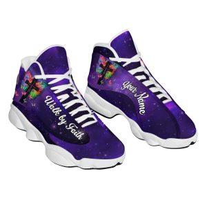 Christian Basketball Shoes, Walk By Faith Purple…