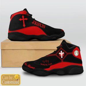 Christian Shoes Jesus Basic Walk By Faith Custom Name Jd13 Shoes Black And Red Jesus Christ Shoes Jesus Jd13 Shoes 7 j4vqmw.jpg