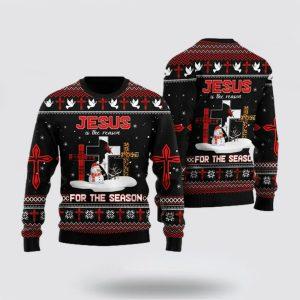 Christian Sweater, Jesus The Reason For The…