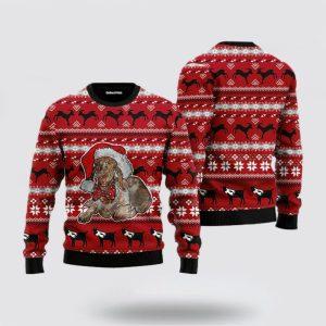 Christian Sweater, Santa Goat Ugly Christmas Sweater,…