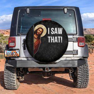 Christian Tire Cover Funny I Saw That Jesus Car Spare Tire Covers Jesus Tire Cover Spare Tire Cover 2 ho4lng.jpg