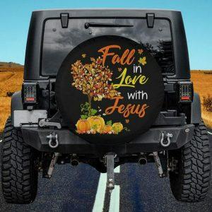 Christian Tire Cover Jesus Autumn Fall In Love With Jesus Thanksgiving Spare Tire Cover Jesus Tire Cover Spare Tire Cover 2 mfbmng.jpg