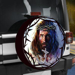 Christian Tire Cover Jesus Christ The God Spare Tire Cover Jesus Tire Cover Spare Tire Cover 2 ij7z2m.jpg
