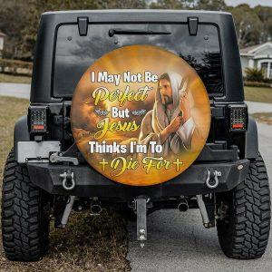 Christian Tire Cover, Jesus God Savior Spare…
