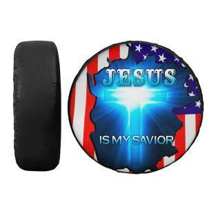 Christian Tire Cover Jesus Is My Savior Crack Usa Flag Wheel One Nation Under God Spare Tire Cover Jesus Tire Cover Spare Tire Cover 4 jlysqc.jpg