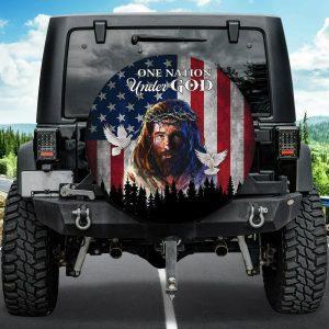Christian Tire Cover, Jesus Painting Spare Tire…