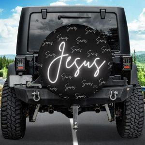 Christian Tire Cover, Jesus Saves From Darkness…