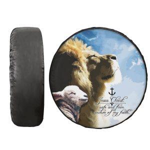 Christian Tire Cover Lion And Lamb Spare Tire Cover Jesus Tire Cover Spare Tire Cover 4 oktqqu.jpg