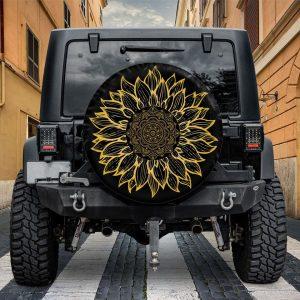 Christian Tire Cover, Sunflower Spare Tire Cover,…