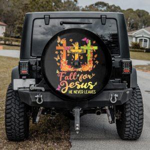 Christian Tire Cover Thanks Giving Fall For Jesus Fall Season Car Decor Spare Tire Cover Jesus Tire Cover Spare Tire Cover 2 syl2i3.jpg