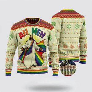 Christian Ugly Christmas Sweater Ah Men Ugly Christmas Sweater Religious Christmas Sweaters 3 j8qmia.jpg