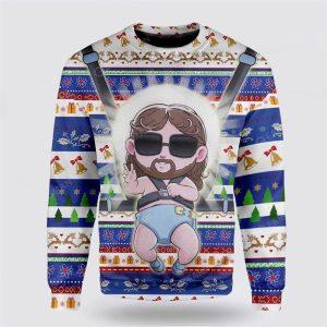 Christian Ugly Christmas Sweater, Baby Jesus Ugly…