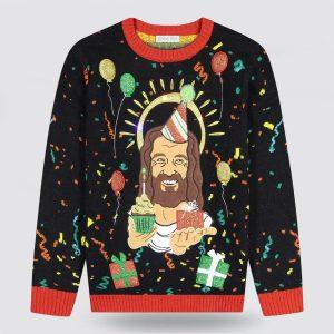 Christian Ugly Christmas Sweater Birthday Jesus Light Up Ugly Christmas Sweater Religious Christmas Sweaters 1 jvvool.jpg