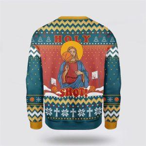 Christian Ugly Christmas Sweater, Christ Jesus Holy…