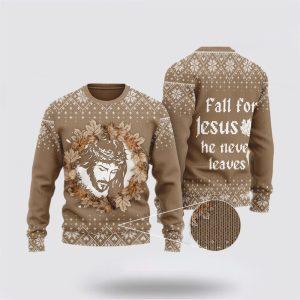 Christian Ugly Christmas Sweater, Christian Autumn Maple…