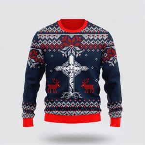 Christian Ugly Christmas Sweater Dark Blue Christian Cross Reindeer Ugly Christmas Sweater Religious Christmas Sweaters 2 qf4uqj.jpg