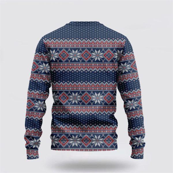Christian Ugly Christmas Sweater, Dark Blue Christian Ugly Christmas Sweater, Religious Christmas Sweaters