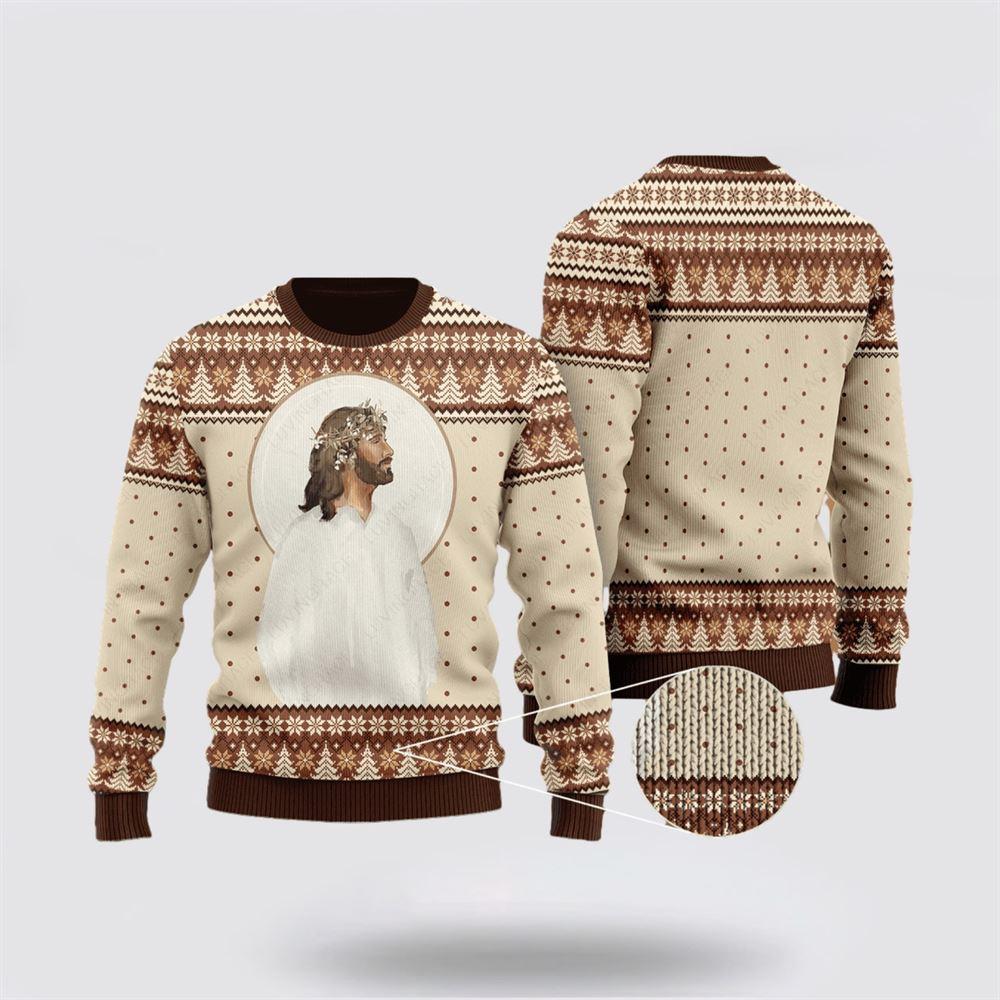 Christian Ugly Christmas Sweater, Elegant Vintage Christian Ugly Christmas Sweater, Religious Christmas Sweaters